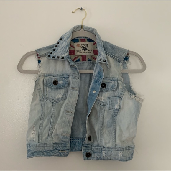 Coats | Zara Mini Jean Vest | Poshmark